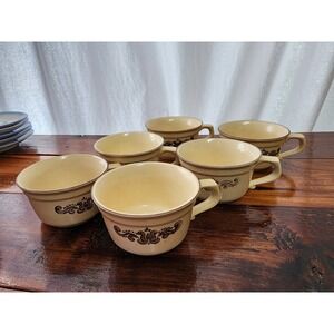 Pfaltzgraff Village Vintage set of six‎ mugs